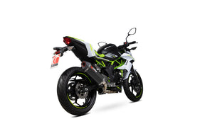 Kawasaki Z 125 (2018–2021) Scorpion Exhaust Serket Parallel Slip-on - Carbon Fibre