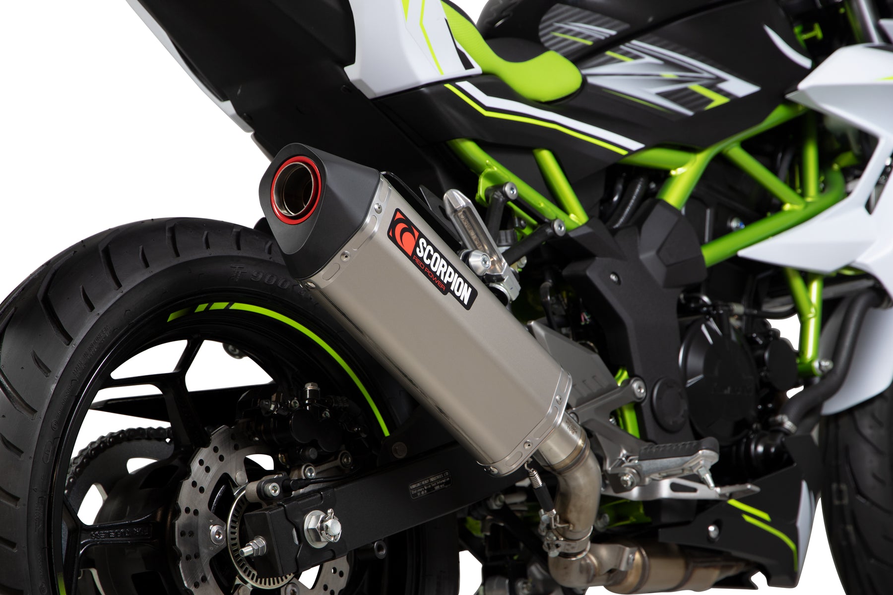 Kawasaki Z 125 (2018–2021) Scorpion Exhaust Serket Parallel Slip-on - Titanium