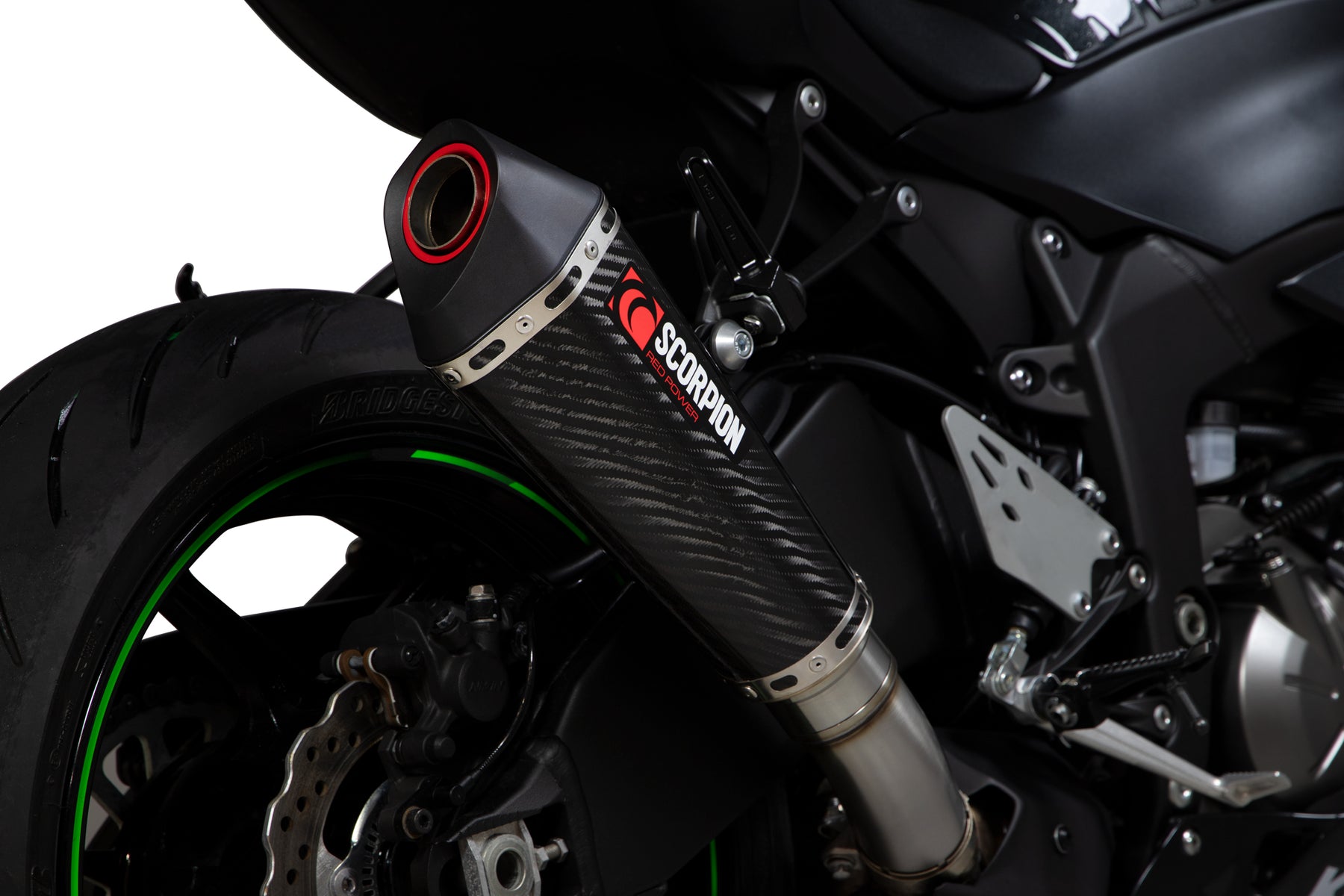 Kawasaki Ninja ZX-6R 636 (2024) Scorpion Exhaust Serket Taper Slip-on - Carbon Fibre