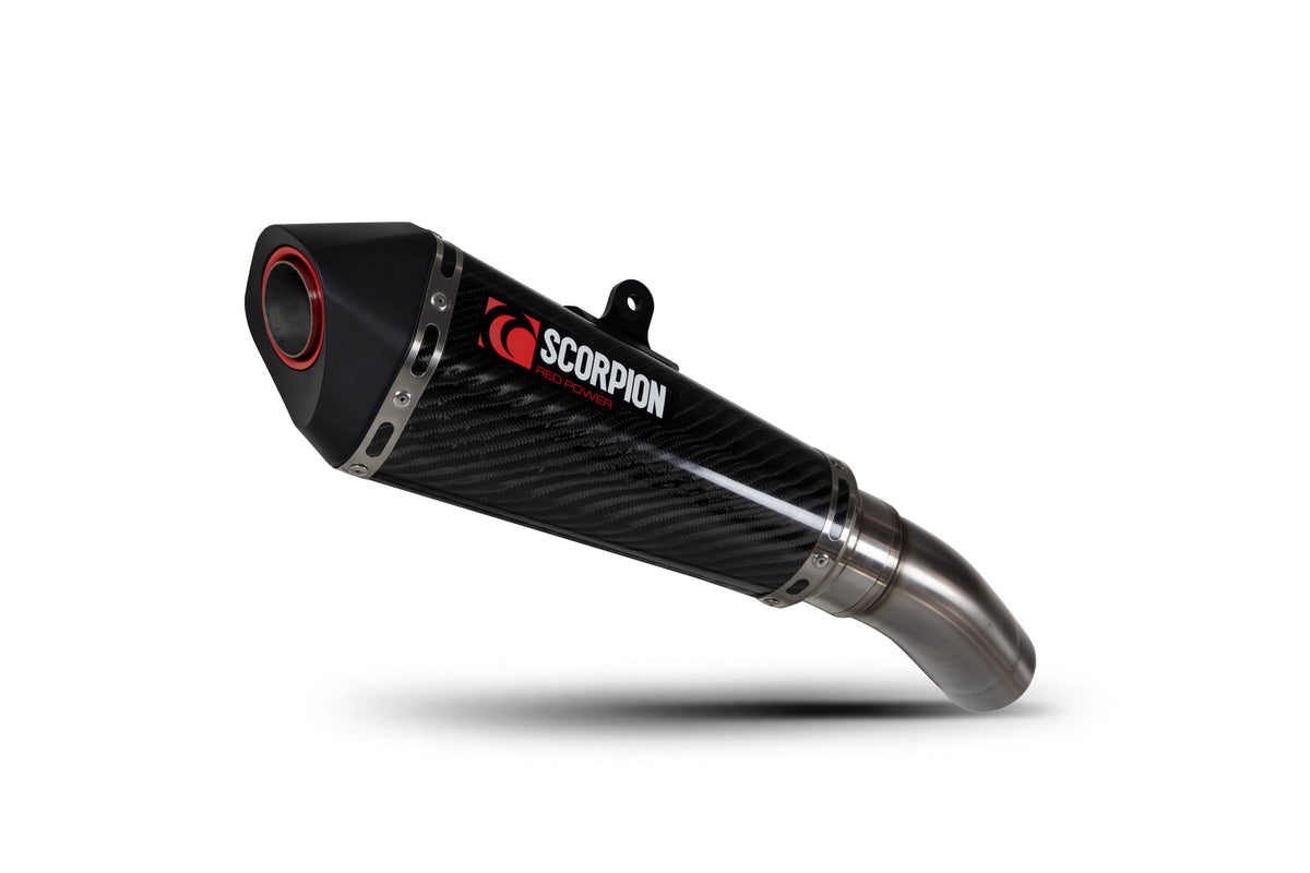 Kawasaki Ninja ZX-6R 636 (2024) Scorpion Exhaust Serket Taper Slip-on - Carbon Fibre