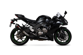 Kawasaki Ninja ZX-6R 636 (2024) Scorpion Exhaust Serket Taper Slip-on - Carbon Fibre