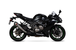 Kawasaki Ninja ZX-6R 636 (2024) Scorpion Exhaust Serket Taper Slip-on - Brushed Stainless