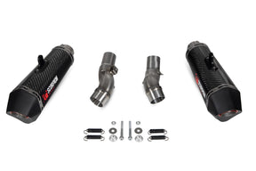 Kawasaki Z 1000 (2017–2020) Scorpion Exhaust Serket Taper Slip-on Pair - Carbon Fibre