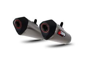 Kawasaki Z 1000 (2017–2020) Scorpion Exhaust Serket Taper Slip-on Pair - Titanium