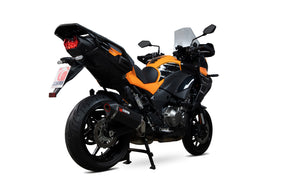 Kawasaki Versys 1000 (2019–2025) Scorpion Exhaust Serket Parallel Slip-on - Black Ceramic