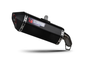 Kawasaki Versys 1000 (2019–2025) Scorpion Exhaust Serket Parallel Slip-on - Black Ceramic