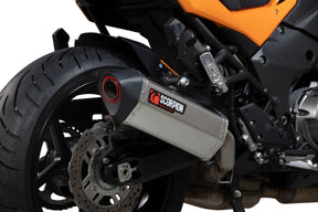 Kawasaki Versys 1000 (2019–2025) Scorpion Exhaust Serket Parallel Slip-on - Titanium