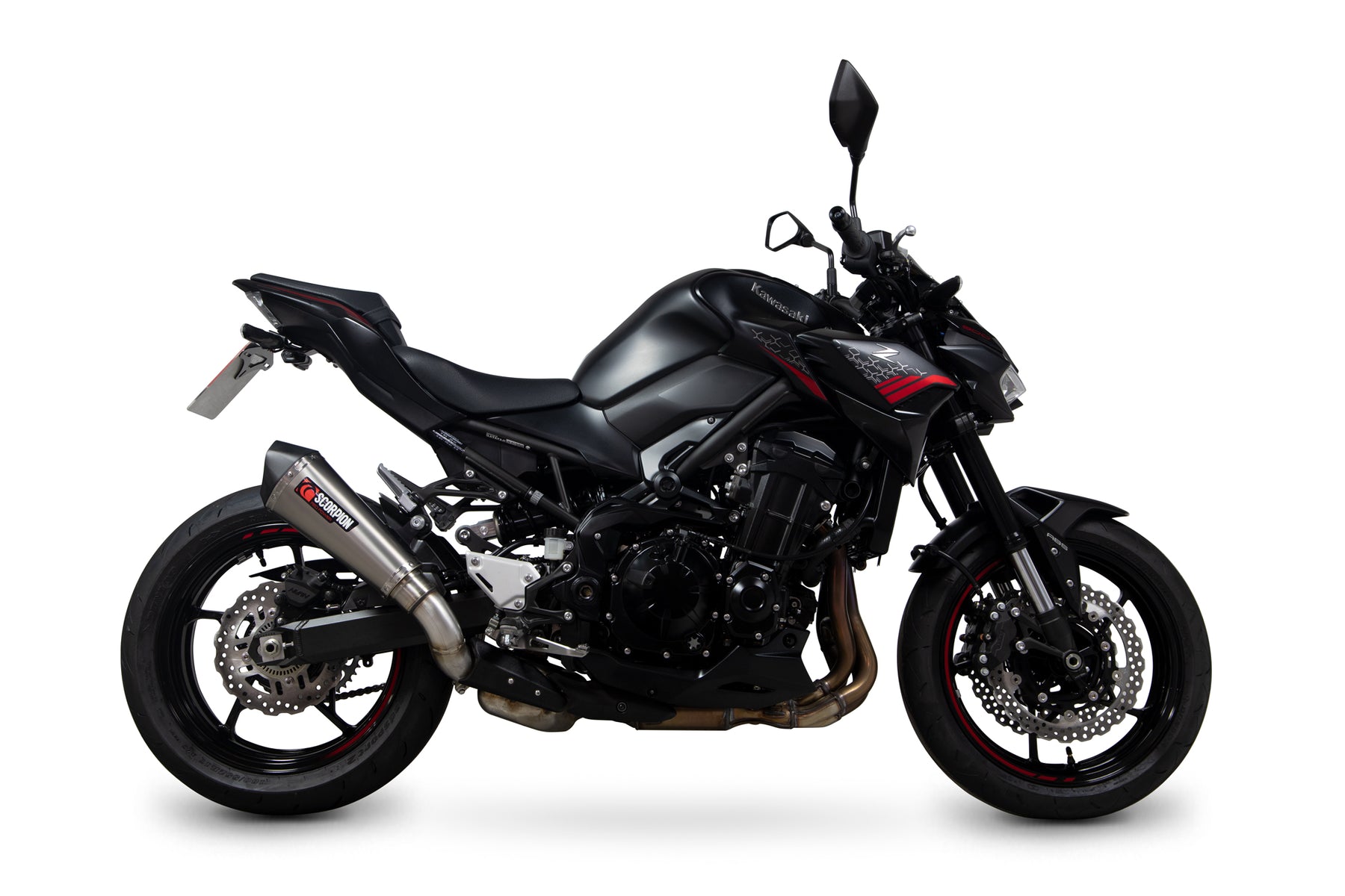 Kawasaki Z 900 Euro 5 (2020–2024) Scorpion Exhaust Serket Taper Slip-on - Titanium