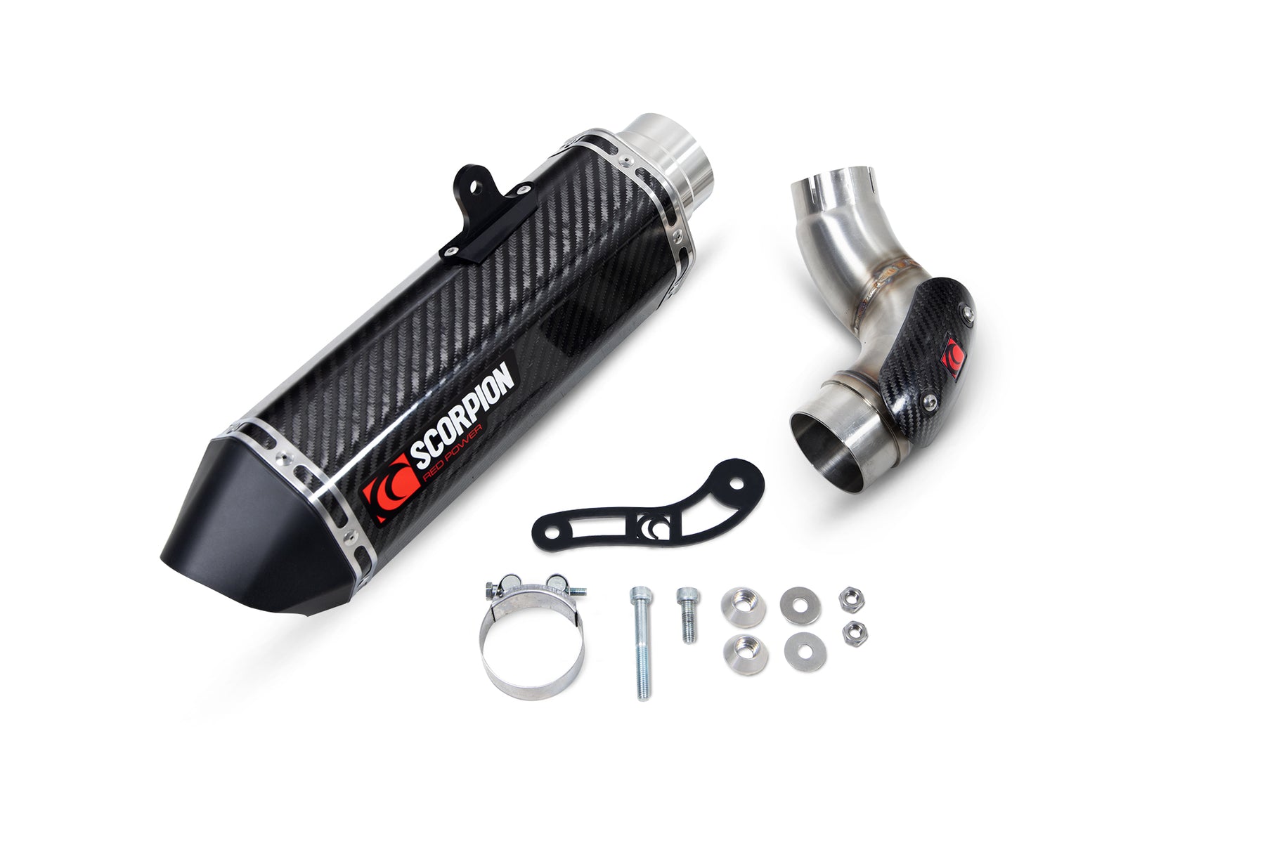 Kawasaki Ninja 1000 SX (2020–2025) Scorpion Exhaust Serket Parallel Slip-on - Carbon Fibre