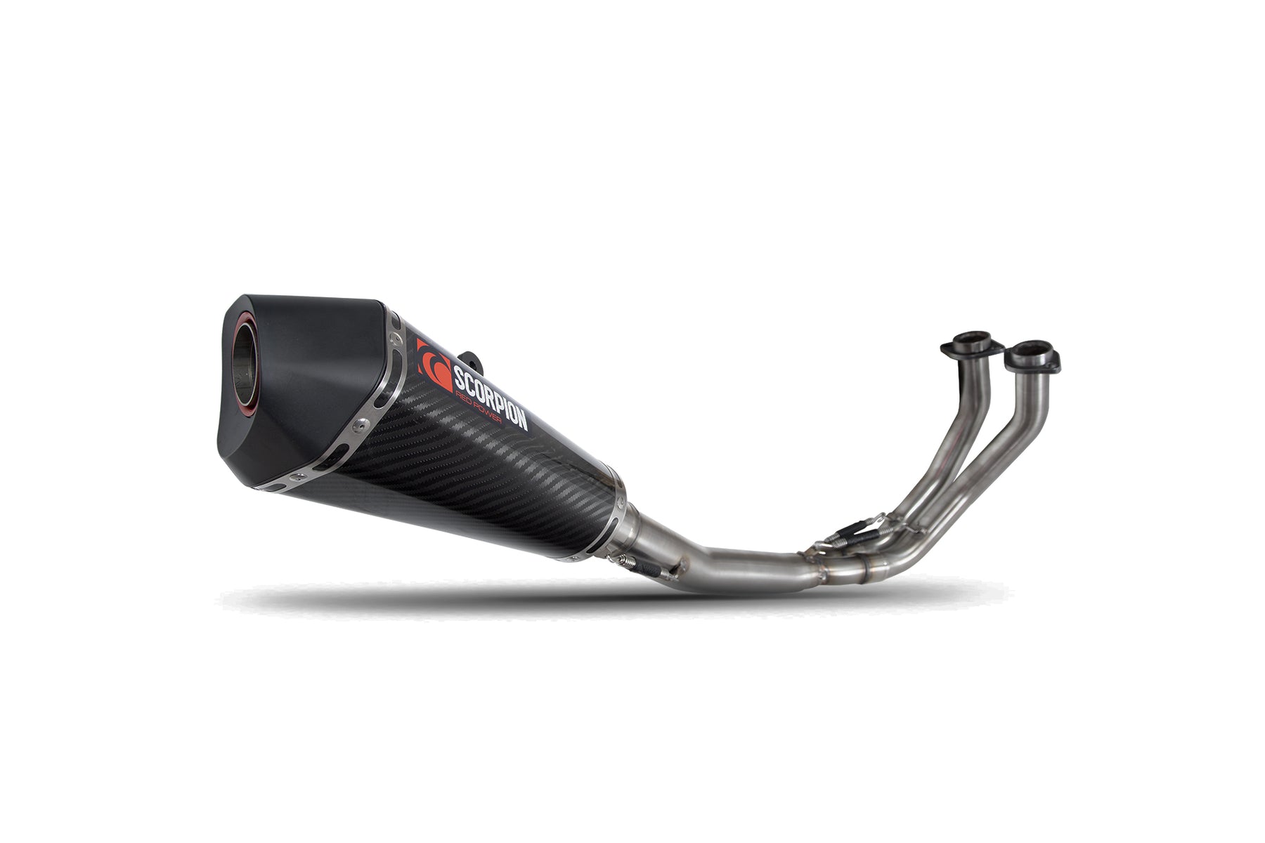Kawasaki Ninja 650 (2017–2022) Scorpion Exhaust Serket Taper Full System - Carbon Fibre