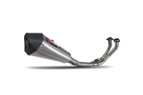 Kawasaki Ninja 650 (2017–2022) Scorpion Exhaust Serket Taper Full System - Stainless Steel
