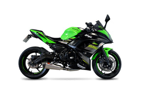 Kawasaki Ninja 650 (2017–2022) Scorpion Exhaust Serket Taper Full System - Stainless Steel