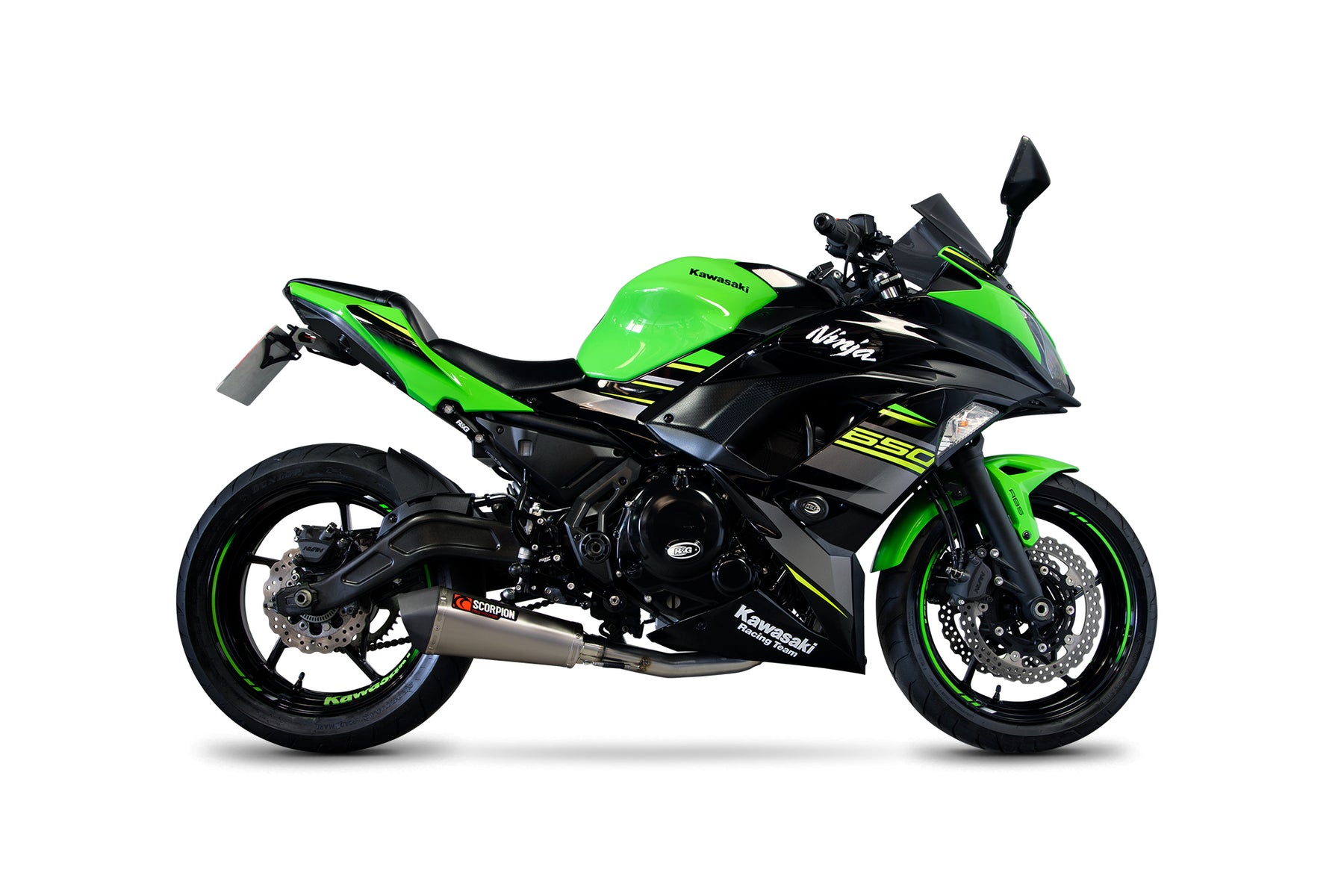 Kawasaki Ninja 650 (2017–2022) Scorpion Exhaust Serket Taper Full System - Titanium