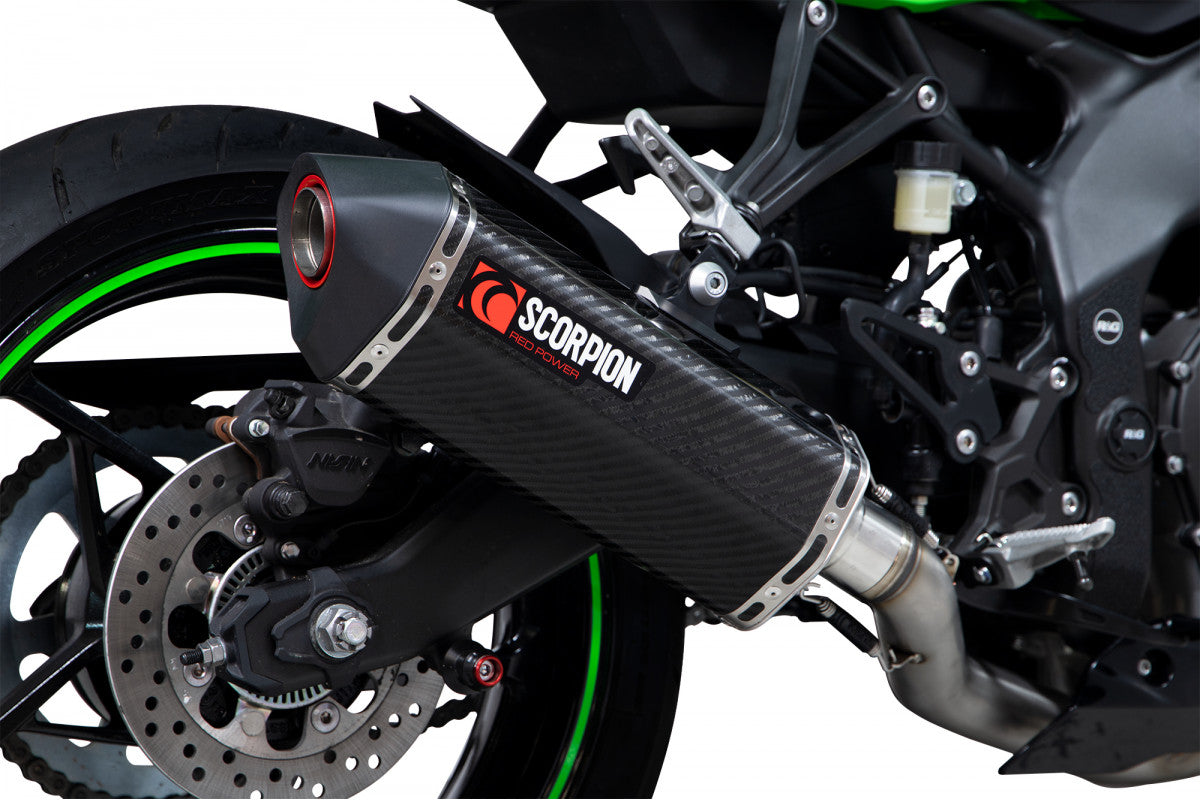 Kawasaki Ninja ZX-25R (2020–2022) Scorpion Exhaust Serket Parallel Full System - Carbon Fibre