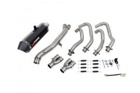 Kawasaki Ninja ZX-25R (2020–2022) Scorpion Exhaust Serket Parallel Full System - Carbon Fibre