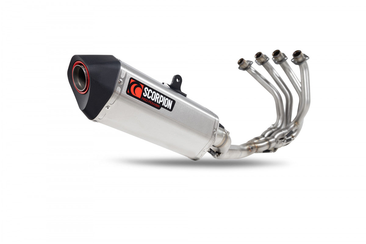 Kawasaki Ninja ZX-25R (2020–2022) Scorpion Exhaust Serket Parallel Full System - Stainless Steel