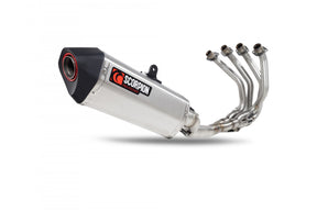 Kawasaki Ninja ZX-25R (2020–2022) Scorpion Exhaust Serket Parallel Full System - Stainless Steel