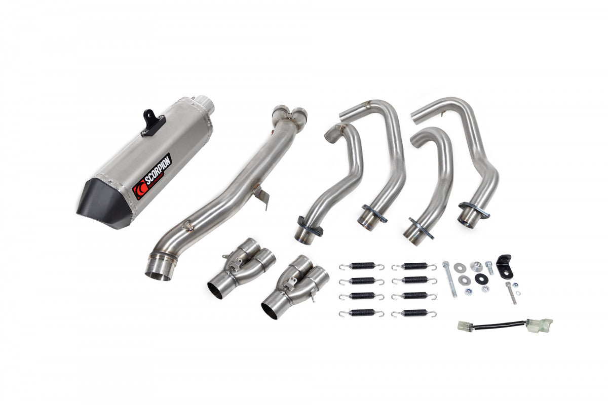 Kawasaki Ninja ZX-25R (2020–2022) Scorpion Exhaust Serket Parallel Full System - Titanium