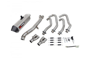 Kawasaki Ninja ZX-25R (2020–2022) Scorpion Exhaust Serket Parallel Full System - Titanium