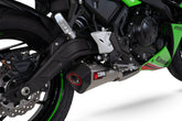 Kawasaki Ninja 650 (2023–2025) Scorpion Exhaust Serket Taper Full System - Stainless Steel