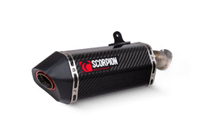 Kawasaki Ninja ZX-4RR (2023–2025) Scorpion Exhaust Serket Parallel Slip-on - Carbon Fibre