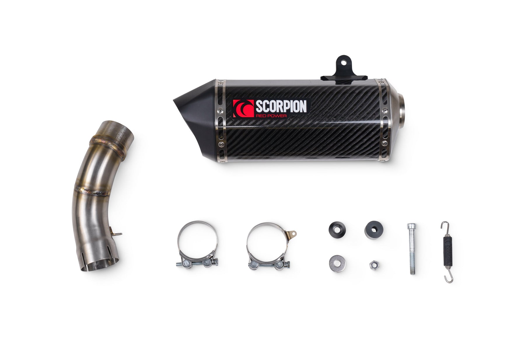 Kawasaki Ninja ZX-4RR (2023–2025) Scorpion Exhaust Serket Parallel Slip-on - Carbon Fibre
