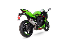 Kawasaki Ninja ZX-4RR (2023–2025) Scorpion Exhaust Serket Parallel Slip-on - Stainless Steel