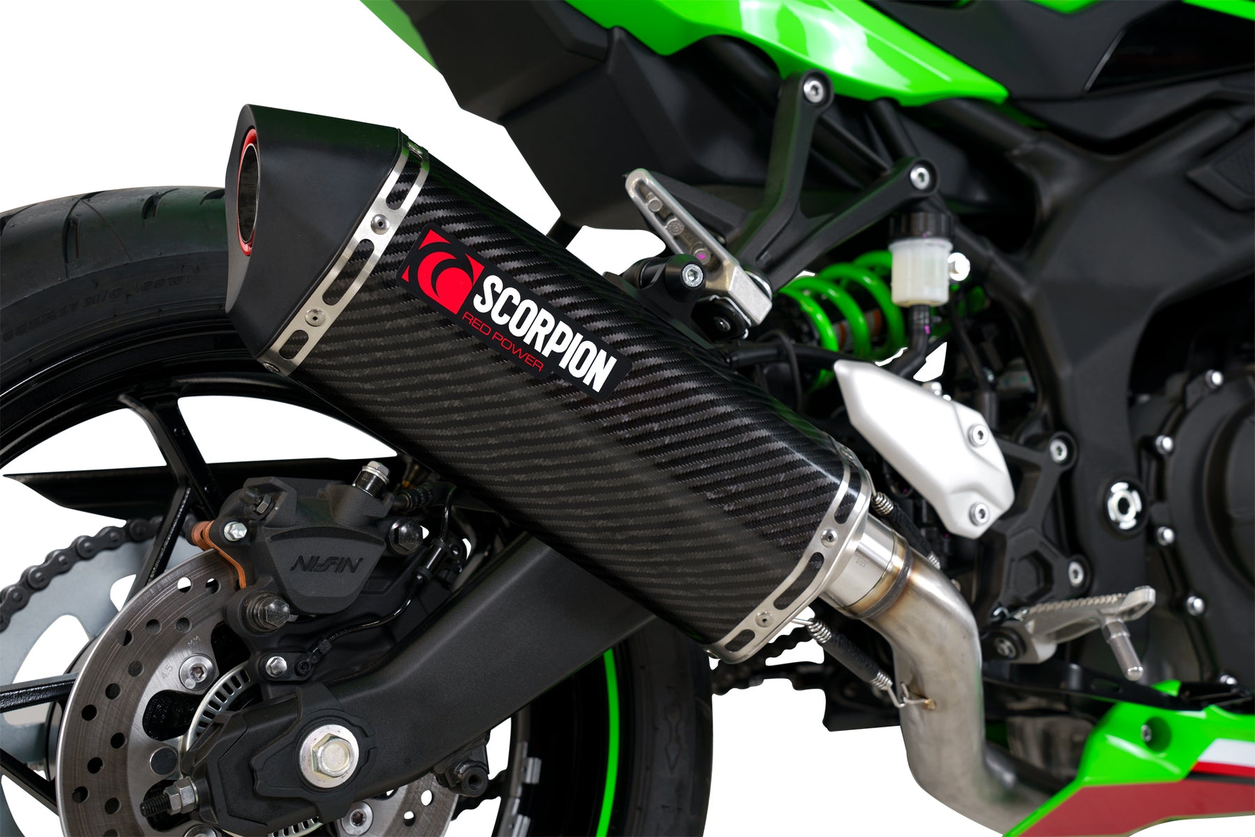Kawasaki Ninja ZX-4RR (2023–2025) Scorpion Exhaust Serket Parallel Full System - Carbon Fibre