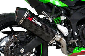 Kawasaki Ninja ZX-4RR (2023–2025) Scorpion Exhaust Serket Parallel Full System - Carbon Fibre
