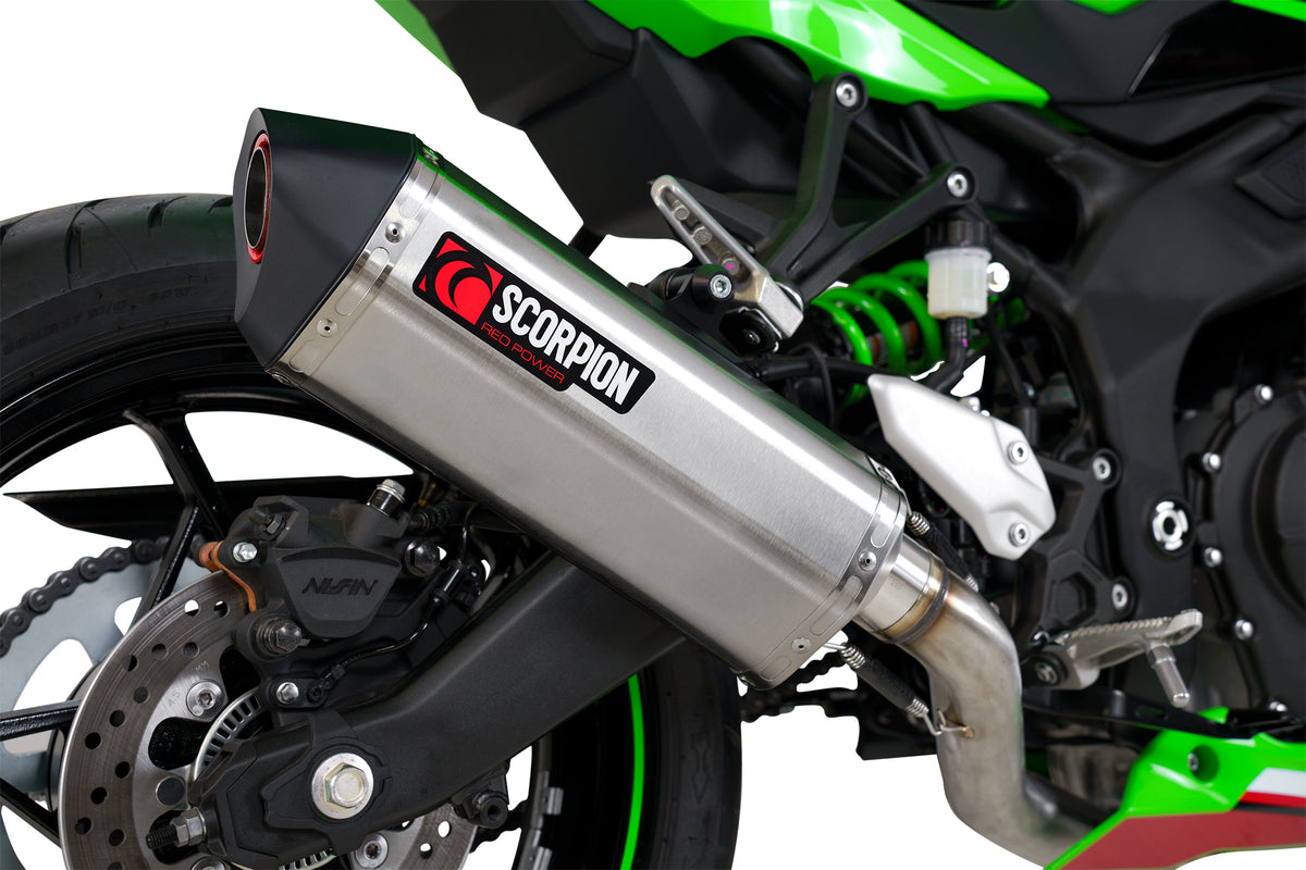 Kawasaki Ninja ZX-4RR (2023–2025) Scorpion Exhaust Serket Parallel Full System - Stainless Steel