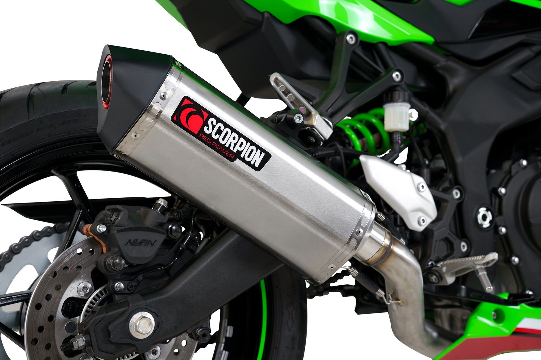 Kawasaki Ninja ZX-4RR (2023–2025) Scorpion Exhaust Serket Parallel Full System - Stainless Steel