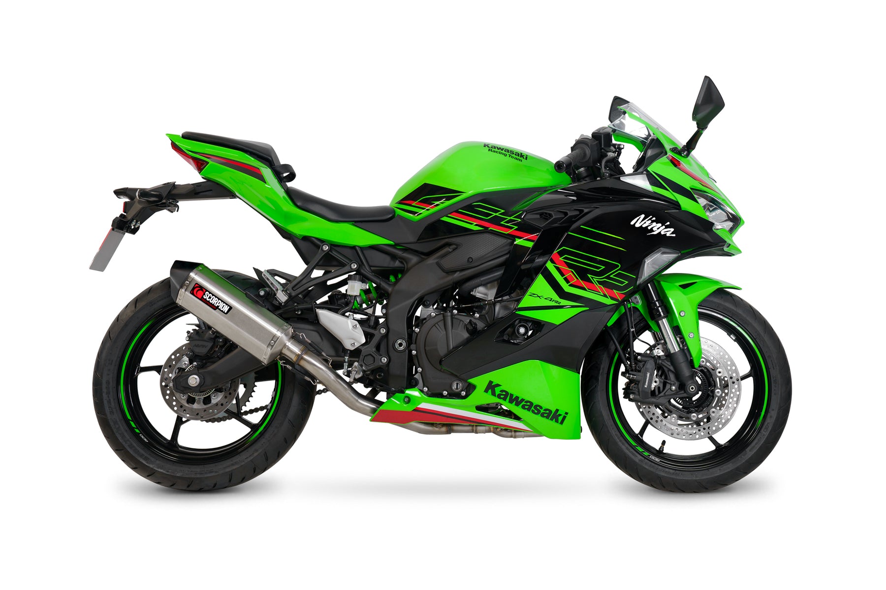 Kawasaki Ninja ZX-4RR (2023–2025) Scorpion Exhaust Serket Parallel Full System - Stainless Steel
