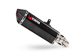 Kawasaki Ninja H2 SX (2022–2025) Scorpion Exhaust Serket Parallel Slip-on - Carbon Fibre