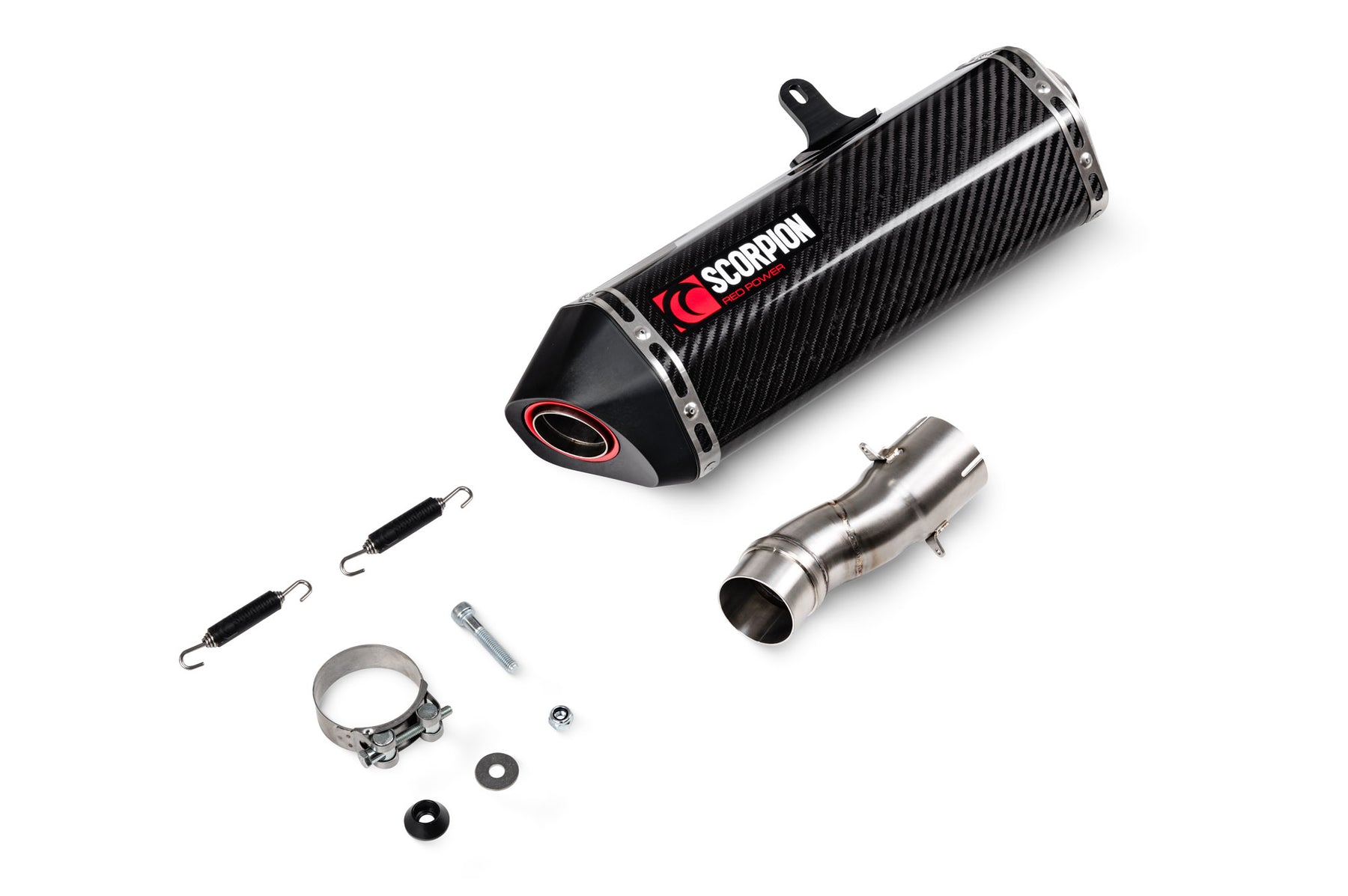 Kawasaki Ninja H2 SX (2022–2025) Scorpion Exhaust Serket Parallel Slip-on - Carbon Fibre