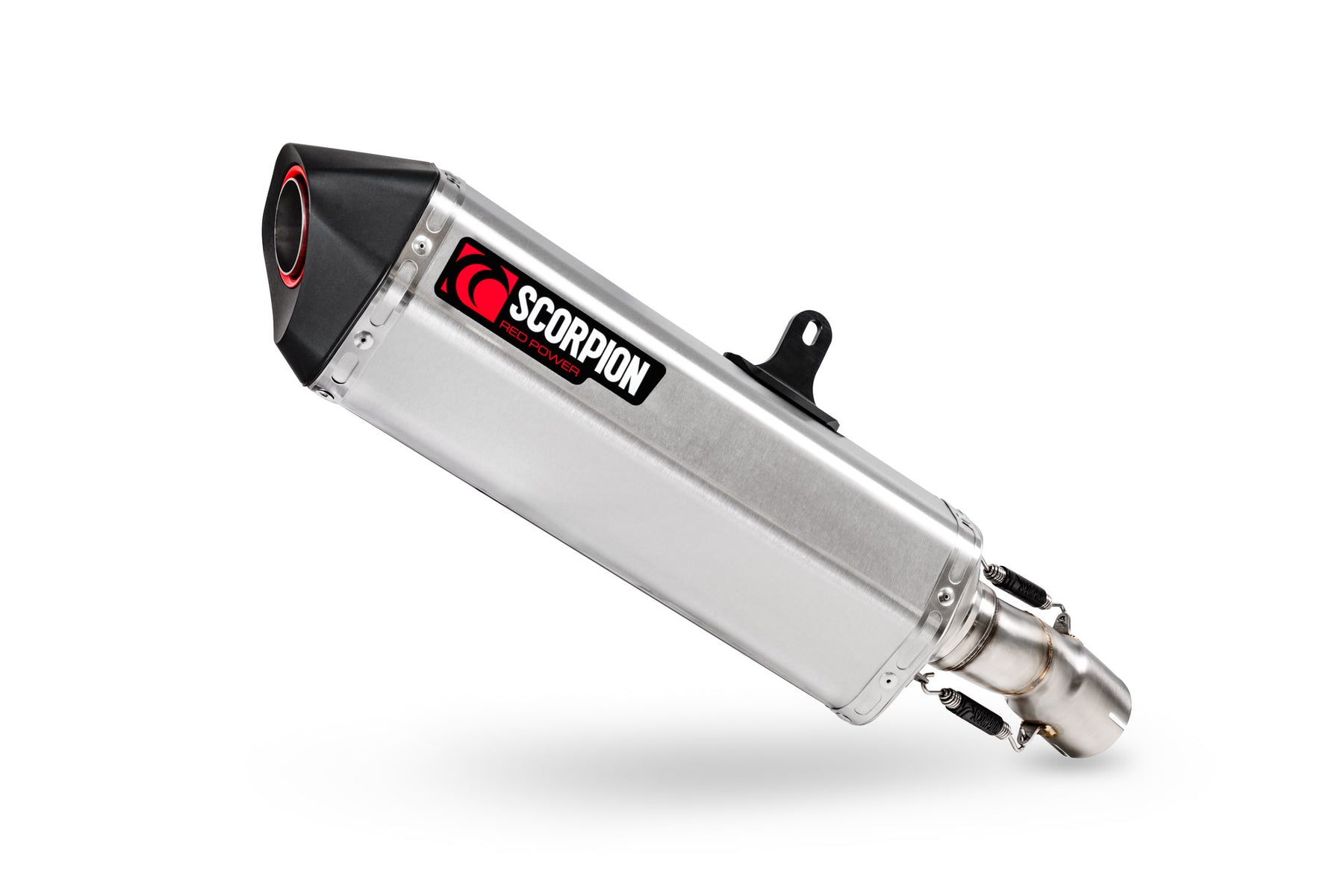 Kawasaki Ninja H2 SX (2022–2025) Scorpion Exhaust Serket Parallel Slip-on - Brushed Stainless