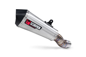 Kawasaki Ninja ZX-10R (2021–2025) Scorpion Exhaust Serket Taper Slip-on - Brushed Stainless
