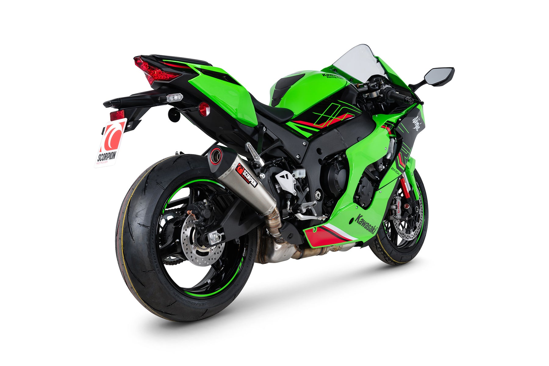 Kawasaki Ninja ZX-10R (2021–2025) Scorpion Exhaust Serket Taper Slip-on - Titanium