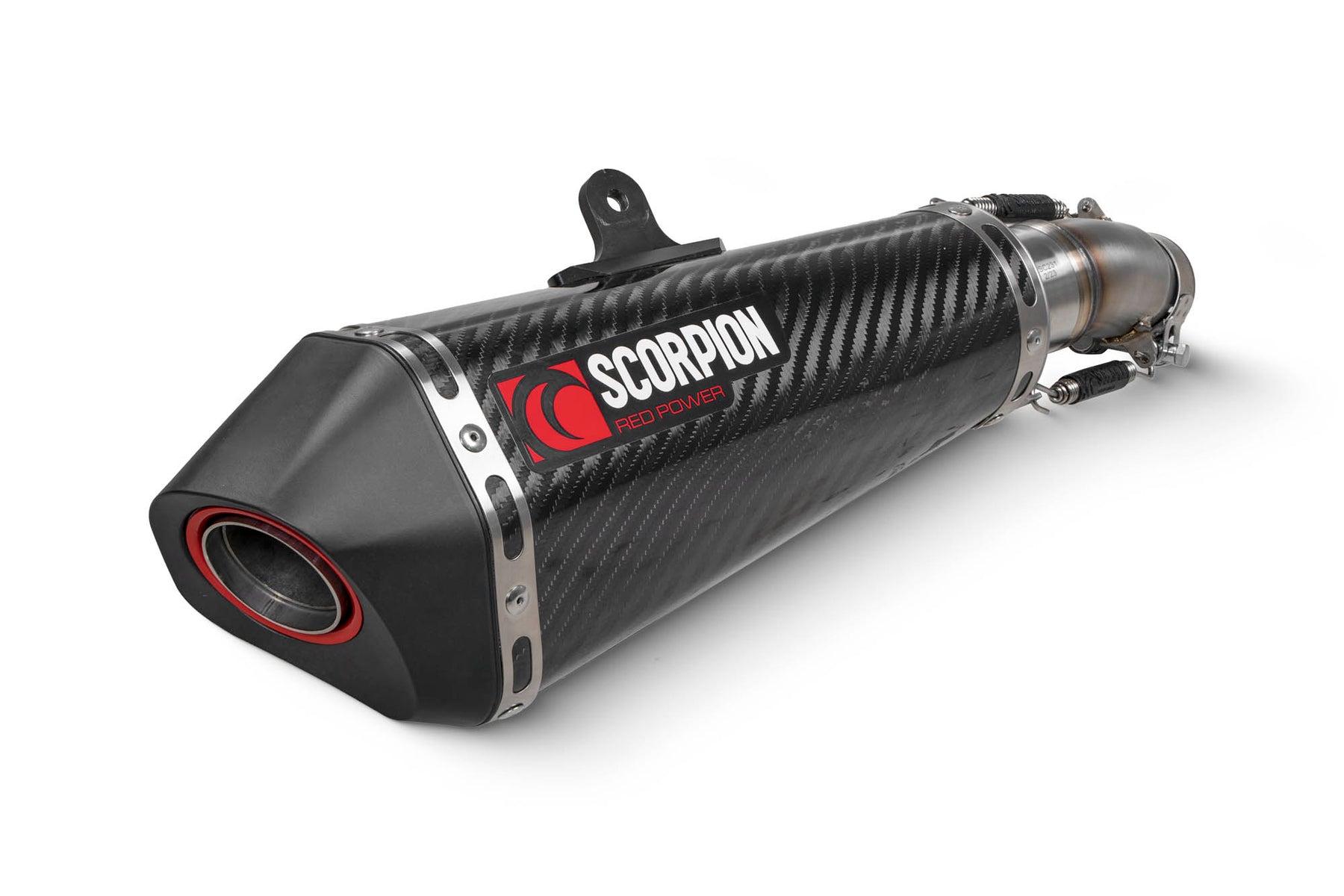 Kawasaki Ninja 500 Euro 5 (2024–2025) Scorpion Exhaust Serket Taper Slip-on - Carbon Fibre