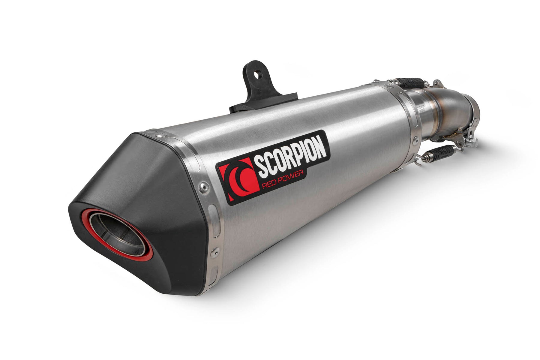 Kawasaki Ninja 500 Euro 5 (2024–2025) Scorpion Exhaust Serket Taper Slip-on - Brushed Stainless