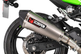 Kawasaki Ninja 500 Euro 5 (2024–2025) Scorpion Exhaust Serket Taper Slip-on - Titanium