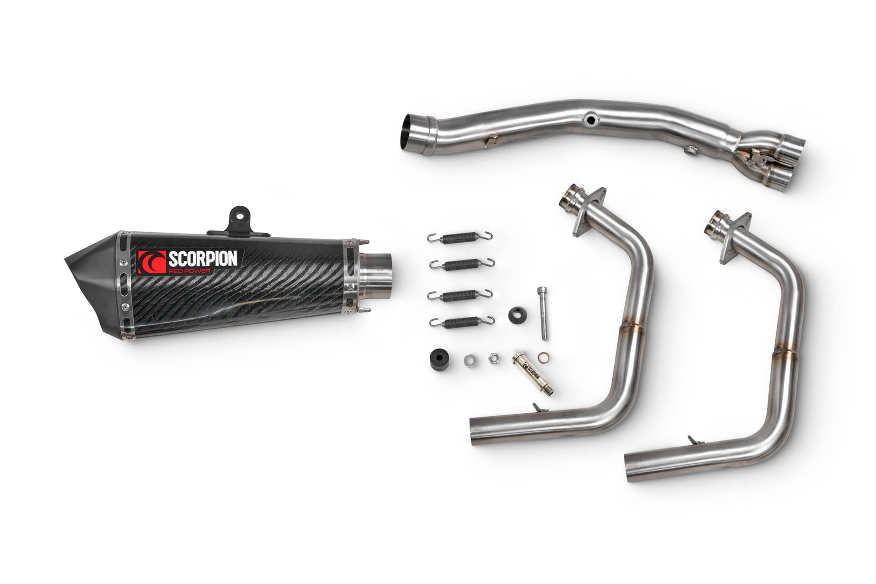 Kawasaki Ninja 500 Euro 5 (2024–2025) Scorpion Exhaust Serket Taper Race System - Carbon Fibre