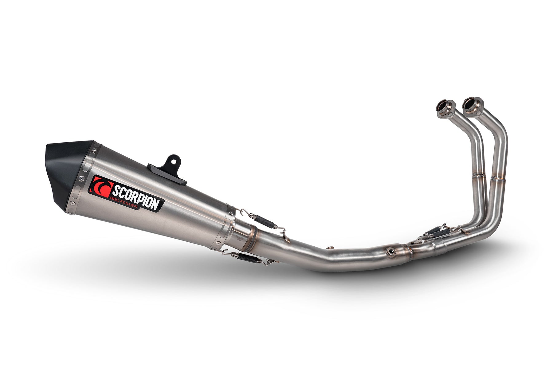 Kawasaki Ninja 500 Euro 5 (2024–2025) Scorpion Exhaust Serket Taper Race System - Brushed Stainless