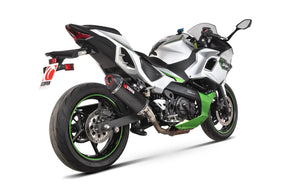 Kawasaki Ninja 7 Hybrid / Z7 Hybrid (2024-2026) SCORPION Exhaust Serket Parallel Slip-on – Carbon Fibre