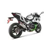 Kawasaki Ninja 7 Hybrid / Z7 Hybrid (2024-2026) SCORPION Exhaust Serket Parallel Slip-on – Brushed Stainless Steel