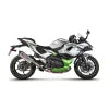 Kawasaki Ninja 7 Hybrid / Z7 Hybrid (2024-2026) SCORPION Exhaust Serket Parallel Slip-on – Brushed Stainless Steel