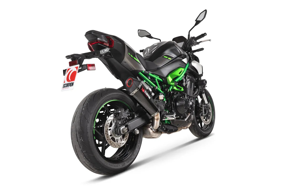 Kawasaki Z900 Euro 5+ (2025-2026) SCORPION Exhaust Serket Taper Slip-on – Carbon Fibre