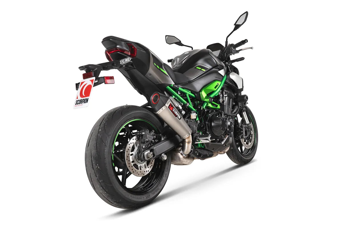 Kawasaki Ninja 7 Hybrid / Z7 Hybrid (2024-2026) SCORPION Exhaust Serket Parallel Slip-on – Titanium