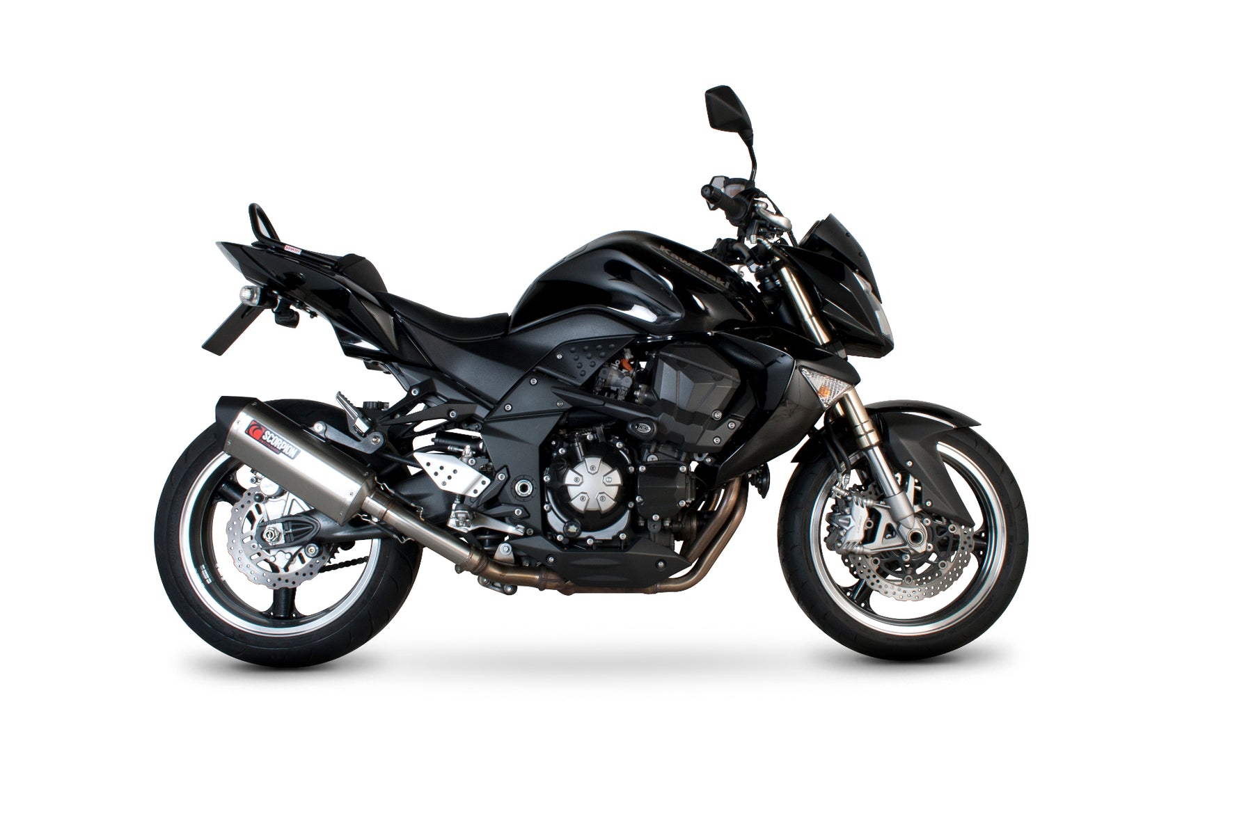 Kawasaki Z 1000 (2007–2009) Scorpion Exhaust Serket Parallel Slip-on Pair - Brushed Stainless