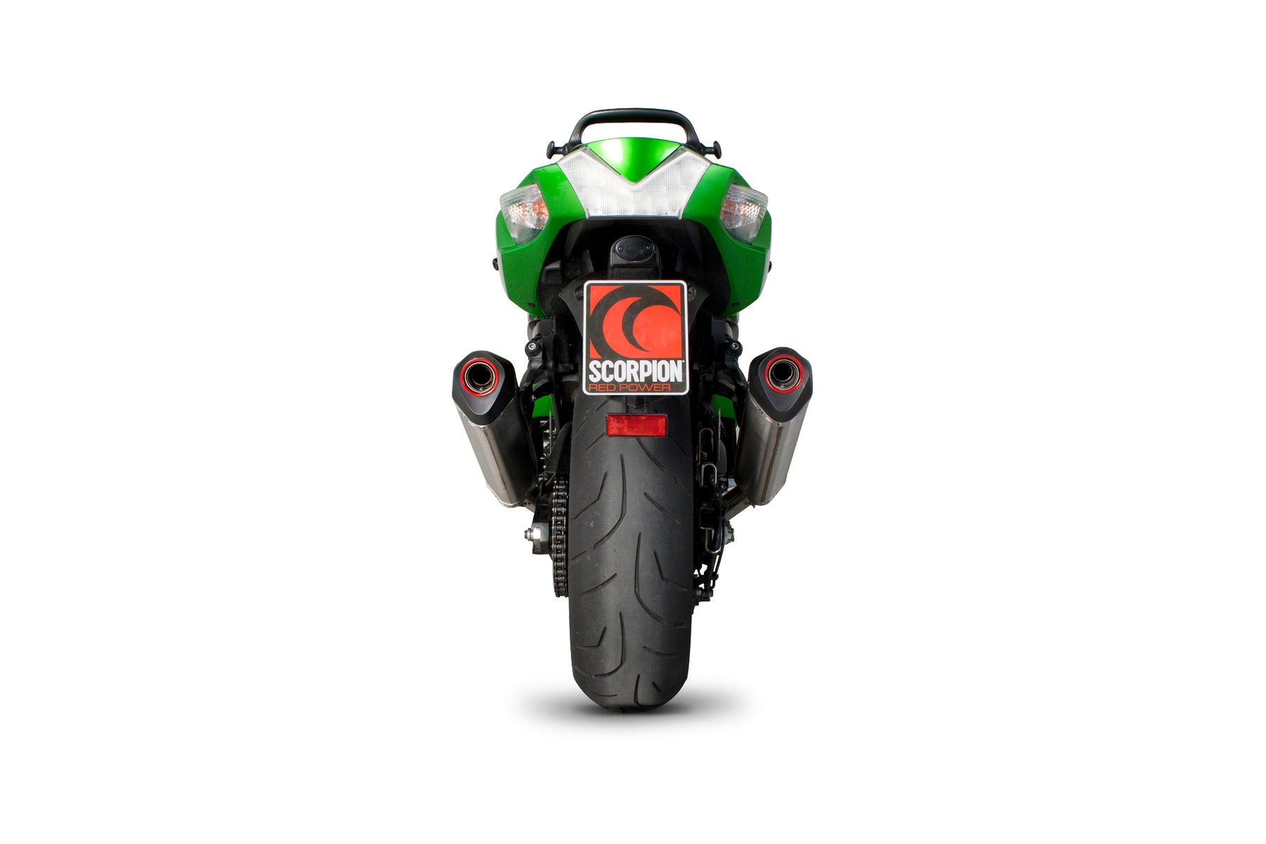 Kawasaki ZZR 1400 (2012–2020) Scorpion Exhaust Serket Parallel Slip-on Pair - Brushed Stainless