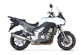 Kawasaki Versys 1000 (2012–2014) Scorpion Exhaust Serket Parallel Slip-on - Brushed Stainless